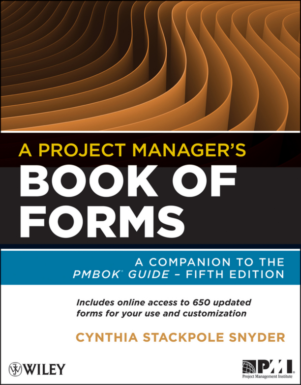 Project Manager Forms& Templates Ebook